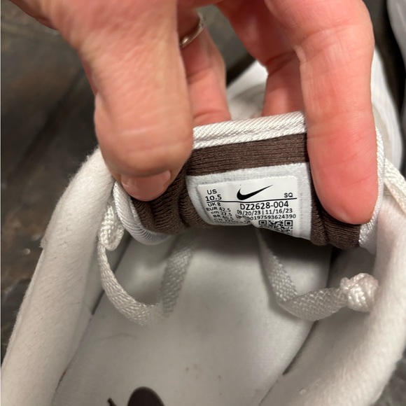 Nike Air Classic White and Brown Sneakers - Picture 6 of 6